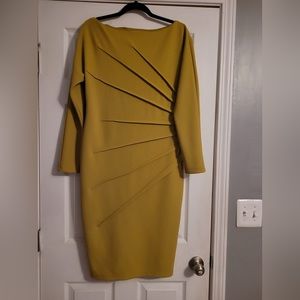 Body con dress looks and feels great on. Great office or church wear